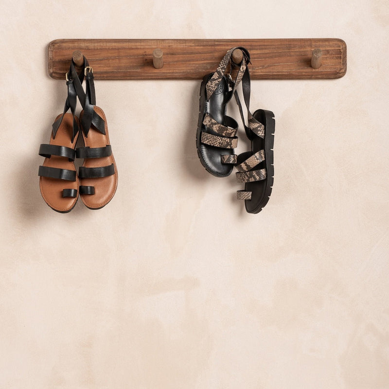 Rhodes Sandal - Bronze Serpent - FEEKA - The Bradery