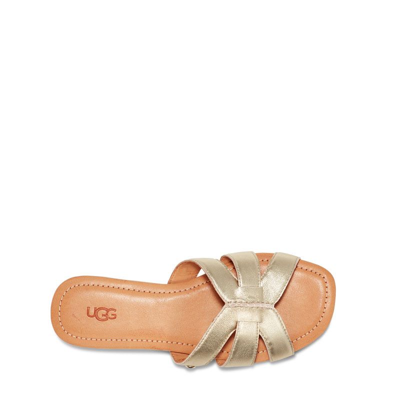Teague Ugg Sandal - Gold - Women - ugg2 - The Bradery