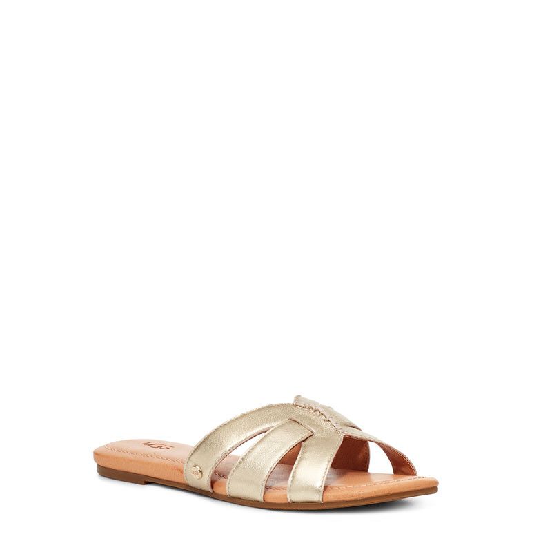 Teague Ugg Sandal - Gold - Women - ugg2 - The Bradery