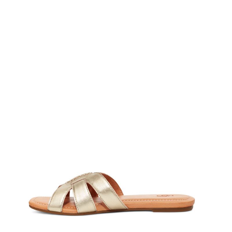 Teague Ugg Sandal - Gold - Women - ugg2 - The Bradery
