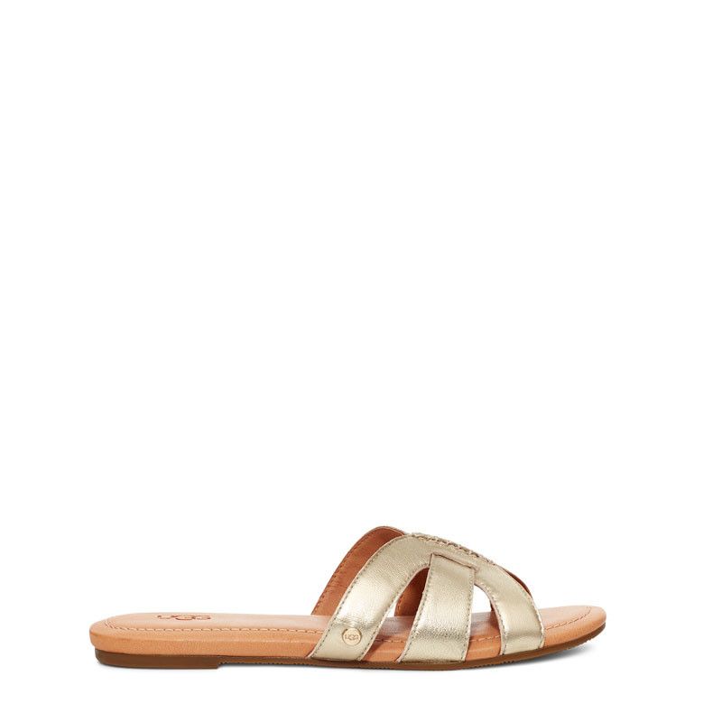 Teague Ugg Sandal - Gold - Women - ugg2 - The Bradery