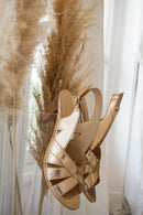 Sandales A Talon Jade - Gold Sandales A Talon Nalaïm