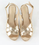 Sandales A Talon Jade - Gold Sandales A Talon Nalaïm