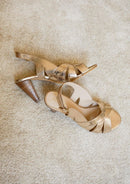 Sandales A Talon Jade - Gold Sandales A Talon Nalaïm