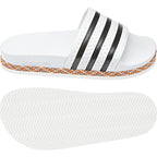Adidas Originals Adilette New Bold Sandals - White - Women Adidas SHOES