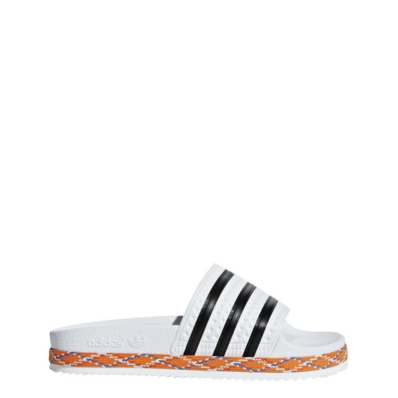 Adidas Originals Adilette New Bold Sandals - White - Women Adidas SHOES