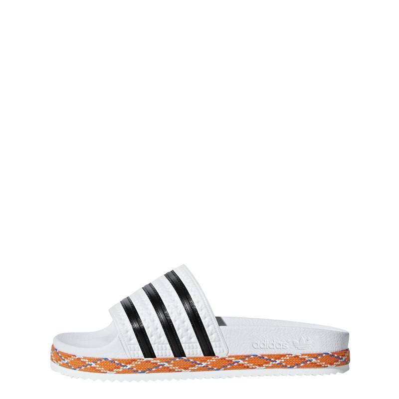 Adidas Originals Adilette New Bold Sandals - White - Women Adidas SHOES