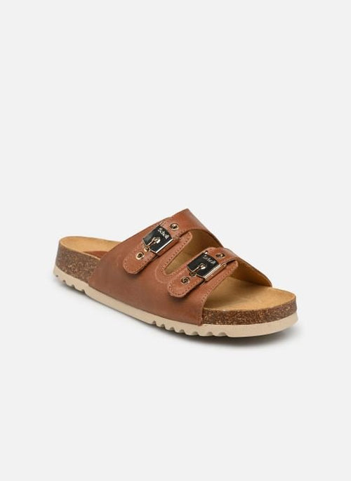 Sandalias Alba de piel - Marrón - Mujer - Scholl -La Bradery