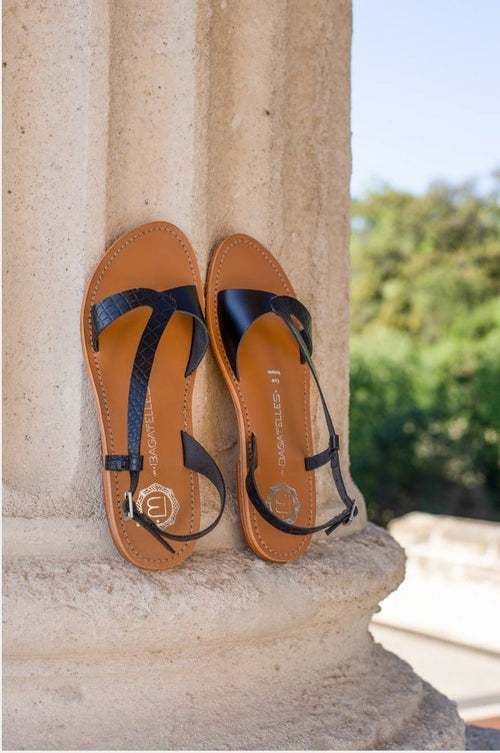 Sandales Amadrya - Noir Buff - Les Bagatelles - Les Bagatelles* - The Bradery