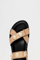 Ares Sandals - Beige - Claudie Pierlot - The Bradery