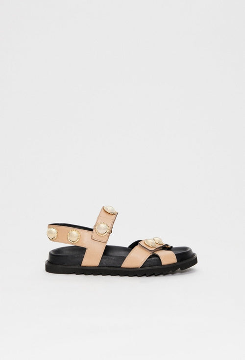 Ares Sandals - Beige - Claudie Pierlot - The Bradery