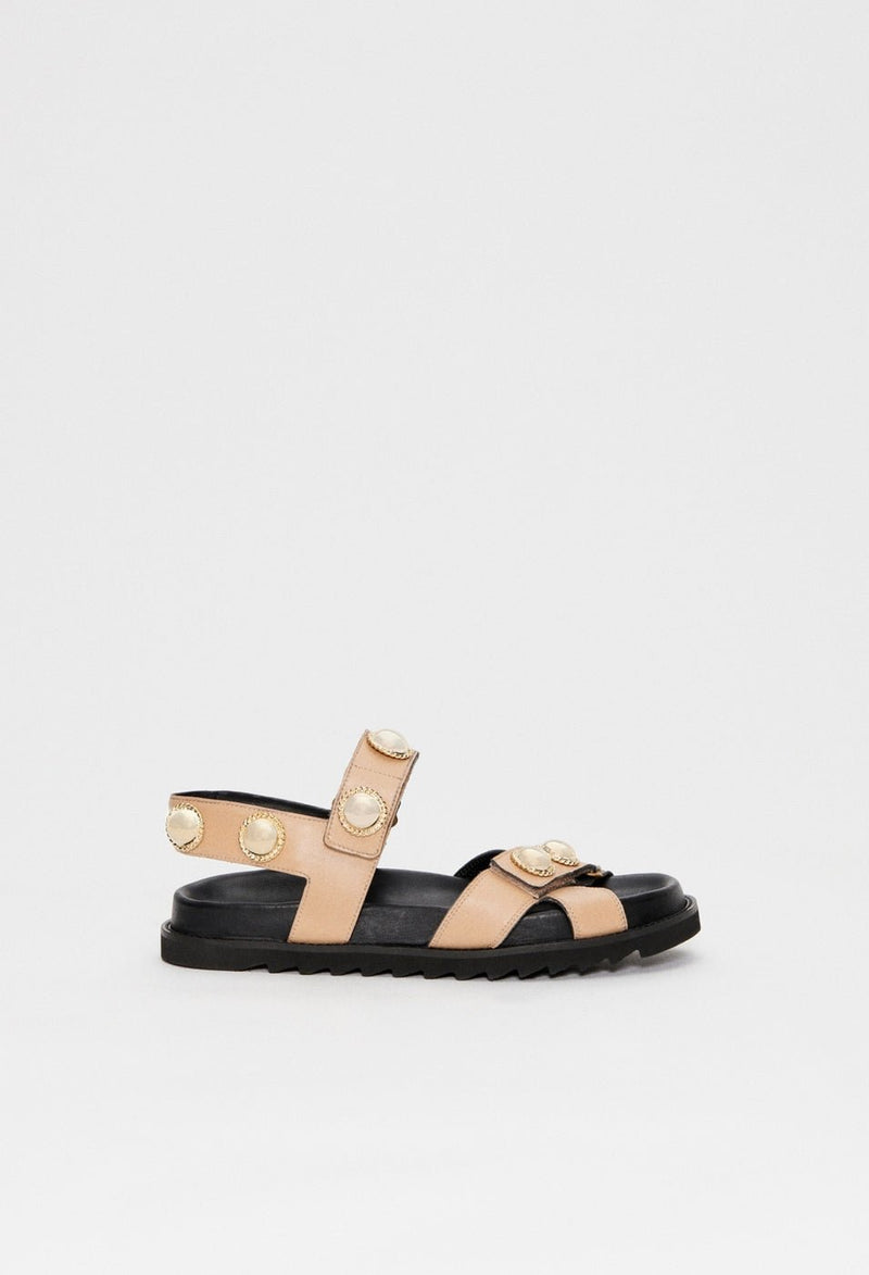 Ares Sandals - Beige - Claudie Pierlot - The Bradery