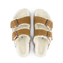 Sandales Arizona Fur Cuir Sheepskin Mink - Femme - Birkenstock - The Bradery