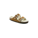 Sandales Arizona Fur Cuir Sheepskin Mink - Femme - Birkenstock - The Bradery