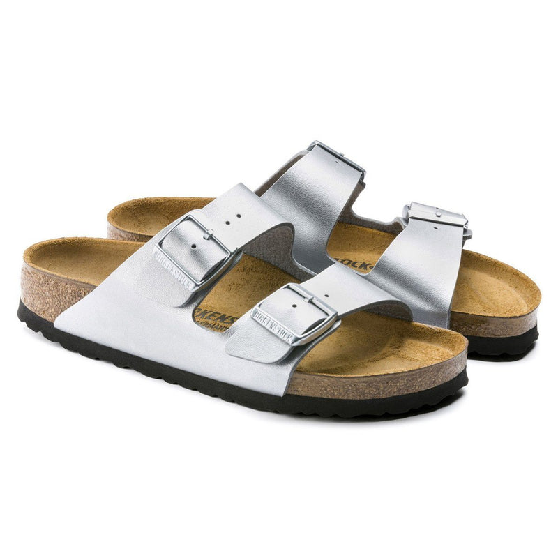 Arizona Silver Sandals - Women - Birkenstock - The Bradery