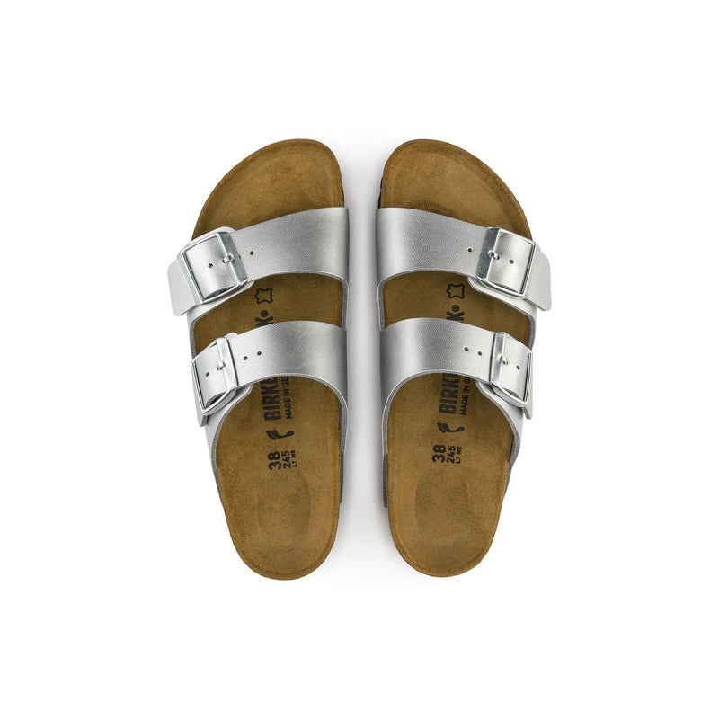 Arizona Silver Sandals - Women - Birkenstock - The Bradery