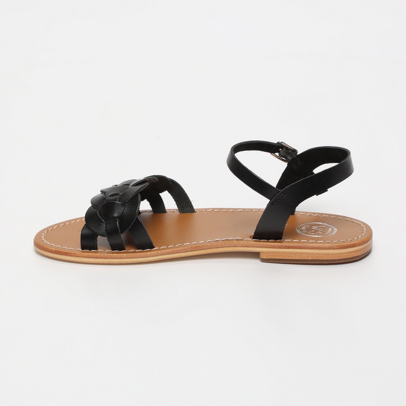 Sandalias Con Correa En El Tobillo Bandana - Negro - White Sun - White Sun* - The Bradery