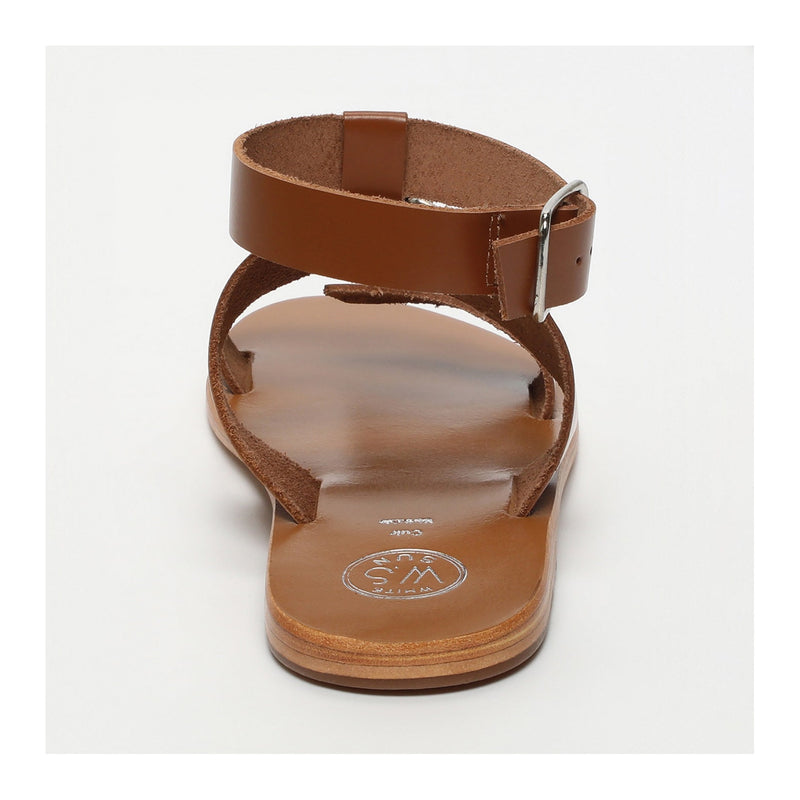 Sandales Avec Attache Cheville Bharathi - Camel SANDALES White Sun