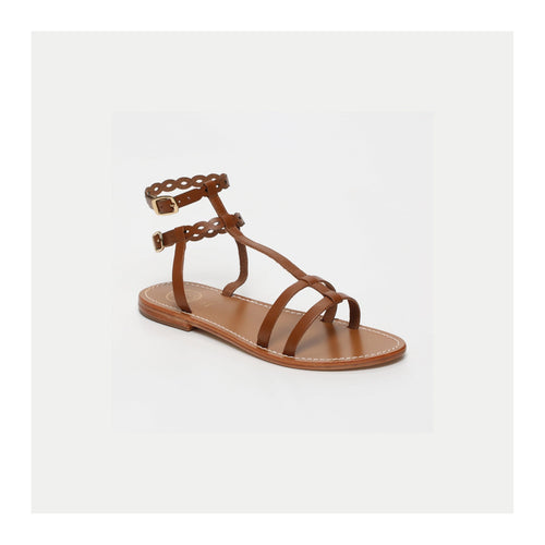 Sandales Avec Attache Cheville Jessamine - Camel SANDALES White Sun