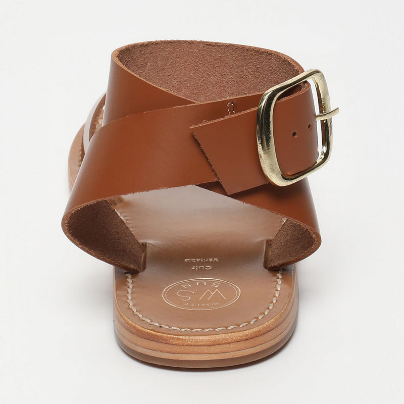 Sandales Avec Attache Cheville Tahani - Camel SANDALES White Sun