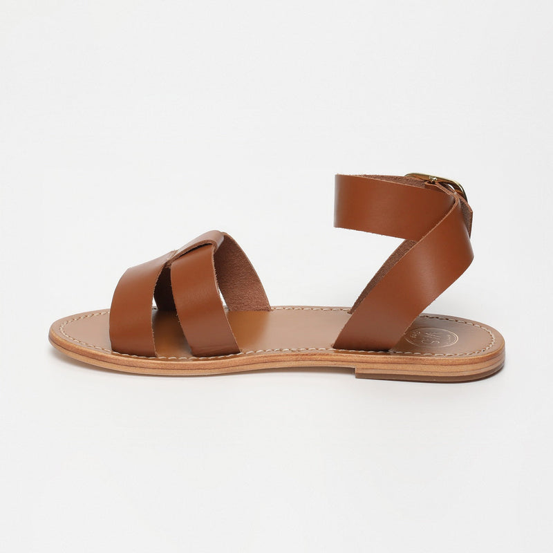 Sandales Avec Attache Cheville Tahani - Camel SANDALES White Sun