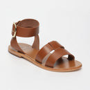 Sandales Avec Attache Cheville Tahani - Camel SANDALES White Sun