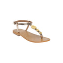 Sandalias Cymatium - Dorado - Mujer - Sol Blanco - Sol Blanco* - The Bradery