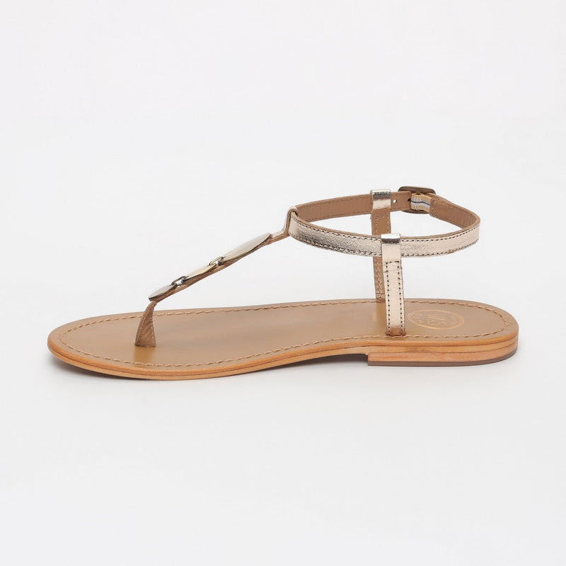 Sandalias Cymatium - Dorado - Mujer - Sol Blanco - Sol Blanco* - The Bradery