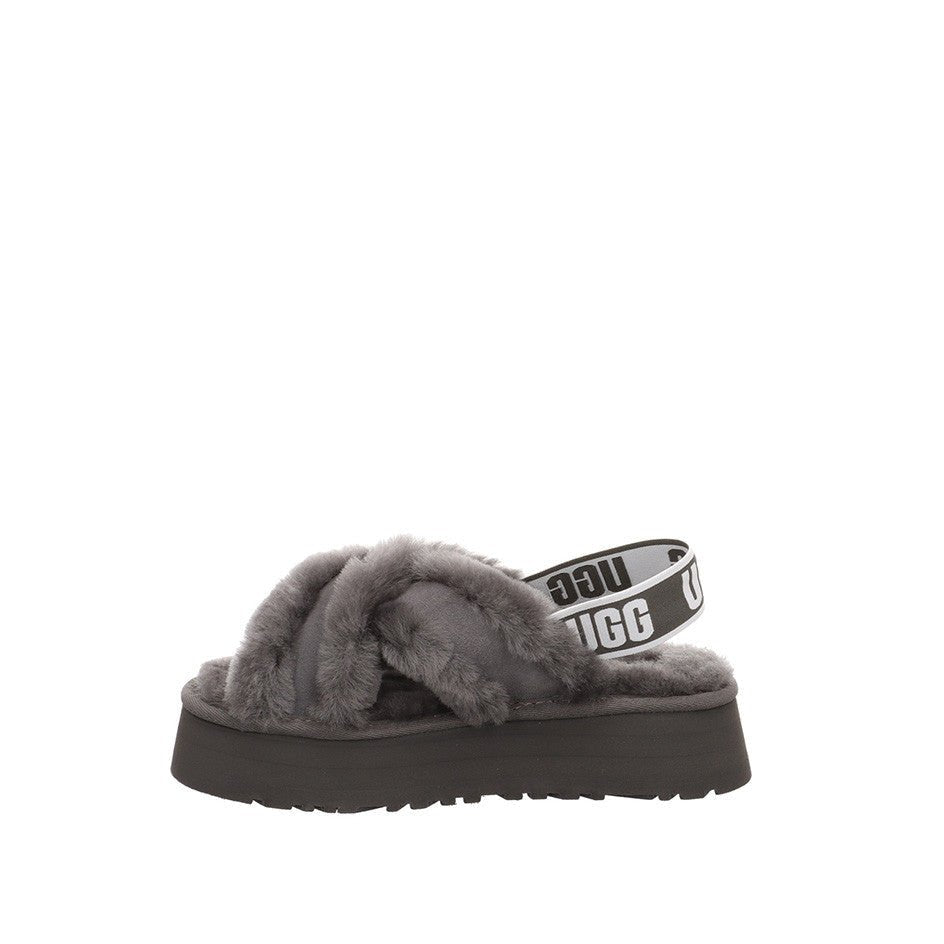 Disco Cross Slide Sandals - Grey - Women - UGG - The Bradery