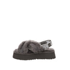 Disco Cross Slide Sandals - Grey - Women - UGG - The Bradery