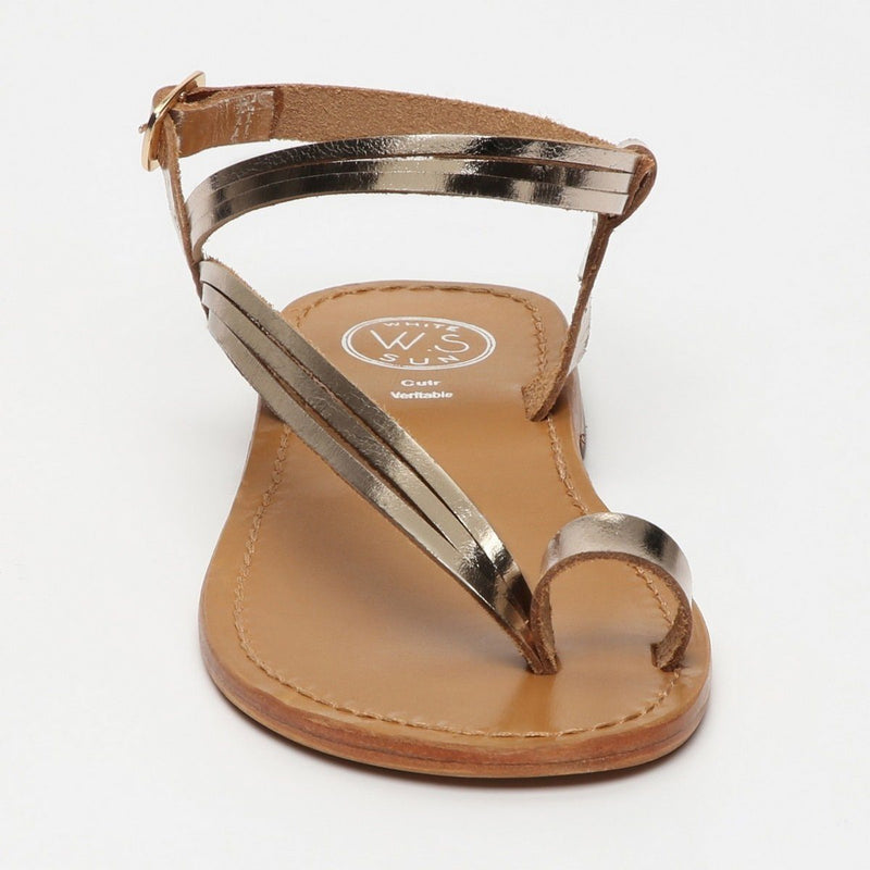 Sandales Entre-Doigts Aquiraz - Platine - White Sun - White Sun* - The Bradery