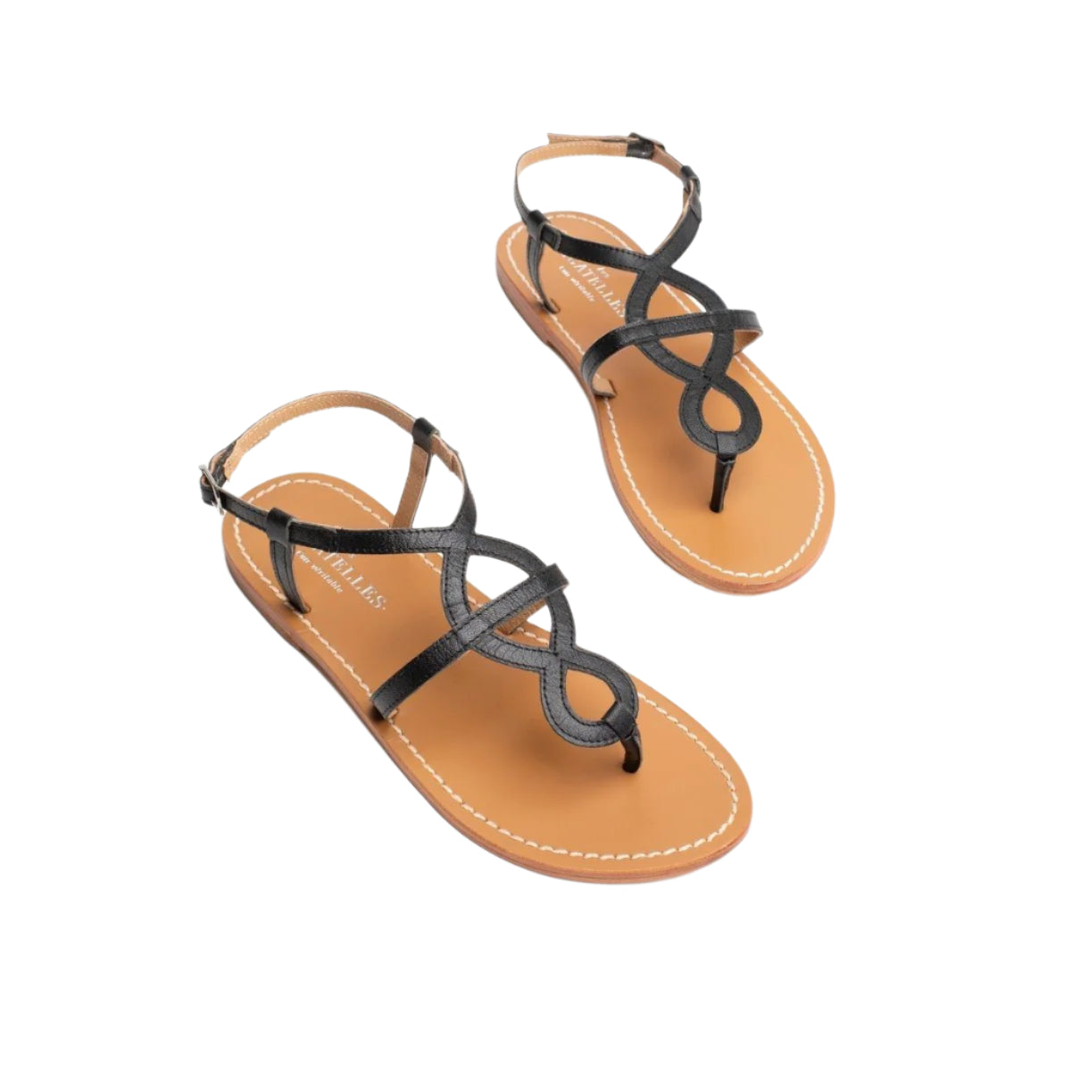 Sandales Entre-Doigts Confite - Black - Les Bagatelles - Les Bagatelles* - The Bradery