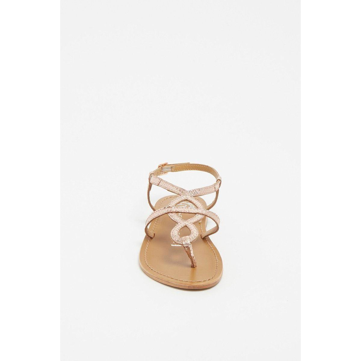 Sandales Entre-Doigts Confite - Pink Gold - Les Bagatelles - Les Bagatelles* - The Bradery