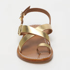 Devakali Toe-Post Sandals - Dark Gold SANDALS White Sun