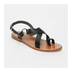 Sandalias sin dedos Devakali - Negro - Sol Blanco - Sol Blanco* - The Bradery