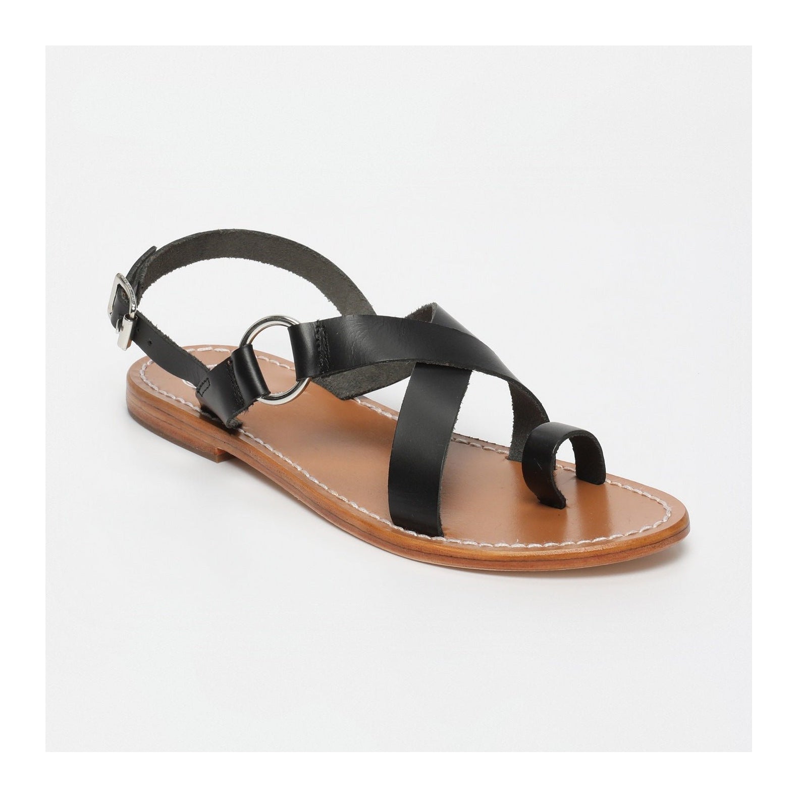 Sandalias sin dedos Devakali - Negro - Sol Blanco - Sol Blanco* - The Bradery
