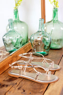 Sandales Entre-Doigts Kikue - Or Sandales Entre-Doigts Les Bagatelles