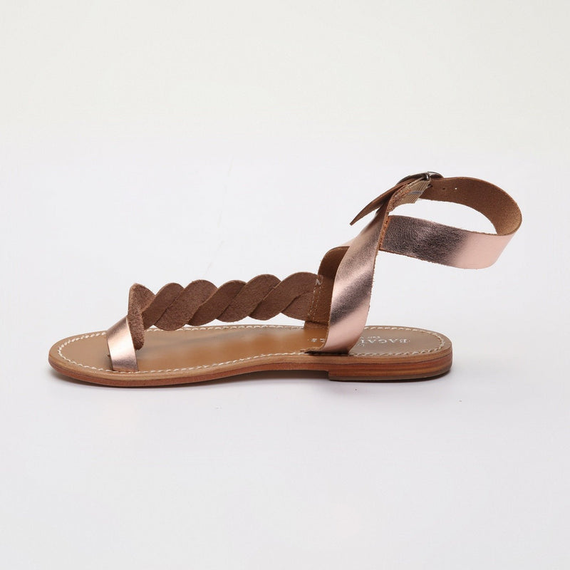 Lee Entre-Doigts Sandals - Rose Gold - Les Bagatelles - Les Bagatelles* - The Bradery