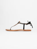 Sandales Entre-Doigts Smith - Black+Silver Sandales Entre-Doigts Les Bagatelles