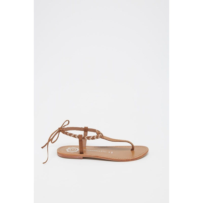 Sandales Entre-Doigts Smith - Camel / Gold - Les Bagatelles - Les Bagatelles* - The Bradery