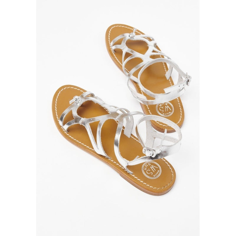 Sandales Entre-Doigts Sobral - Argent Sandales À Entre-Doigts White Sun