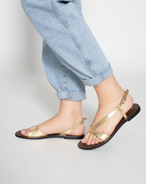 Sandales Essentielles Amadrya - Dark Gold - Les Bagatelles - Les Bagatelles* - The Bradery