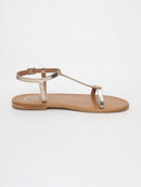 Sandalias Lagorn Essential - Sandalias Sun Essential Doradas Blancas