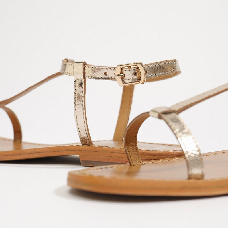 Sandalias Lagorn Essential - Sandalias Sun Essential Doradas Blancas