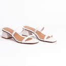 Frida sandals - Leather Blanc - Anaki - The Bradery