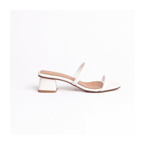 Frida sandals - Leather Blanc - Anaki - The Bradery