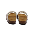 Sandales Josephine Croco Printed Synthetic - Marron - Femme - Scholl - The Bradery