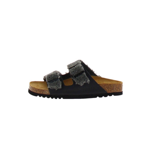 Sandalias Josephine Synt Fur Lthr - Negro y gris - Mujer - Scholl -La Bradery