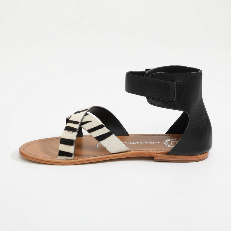 Sandales Kalie - Zebra / Noir - Les Bagatelles - Les Bagatelles* - The Bradery