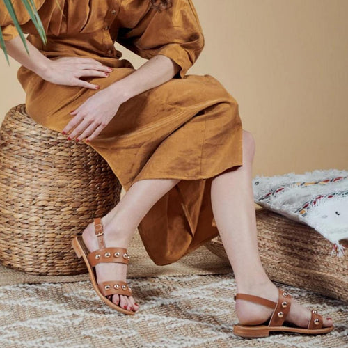 Sandales Kovalam - Camel Sandales Couleur Pourpre